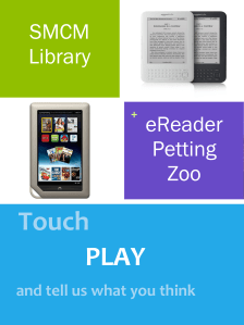 eReader Petting Zoo sign