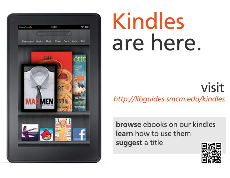 Kindles are Here