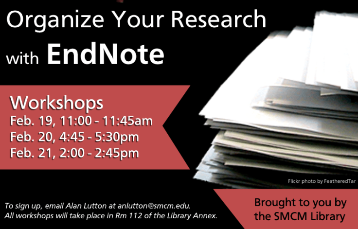 EndNote Workshop Flyer