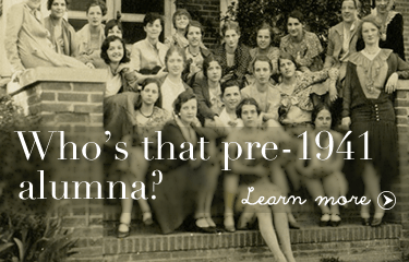 Who's that pre-1941 alumna?