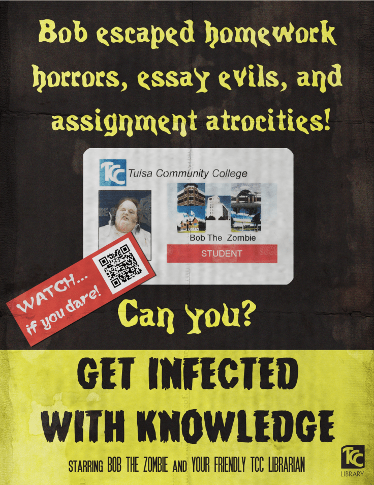 Get Infected With Knowledge - Zombie Library Promo Video Poster