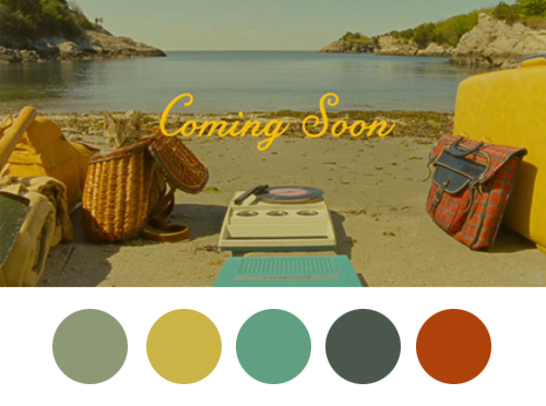 Moonrise Kingdom Color Palette