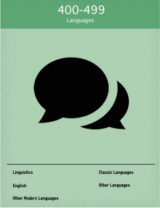 Dewey 400 Languages